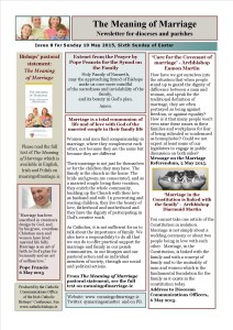 Meaning of Marriage Newsletter Issue 8 for Sunday 10 May 2015